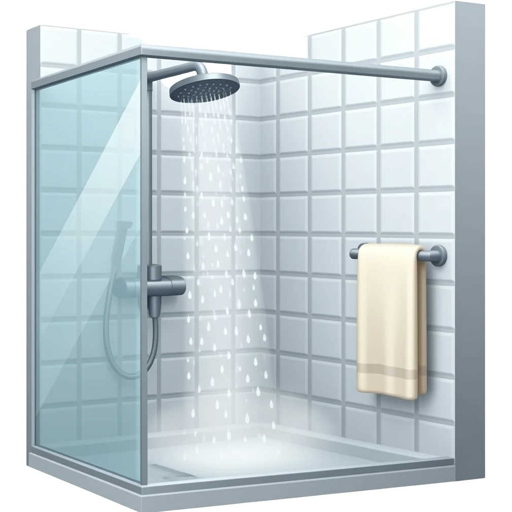 water shower for bathing emoji