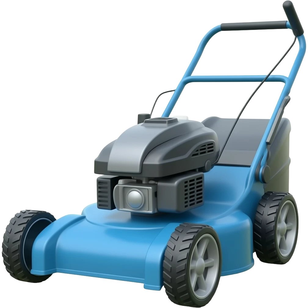 mower blue emoji
