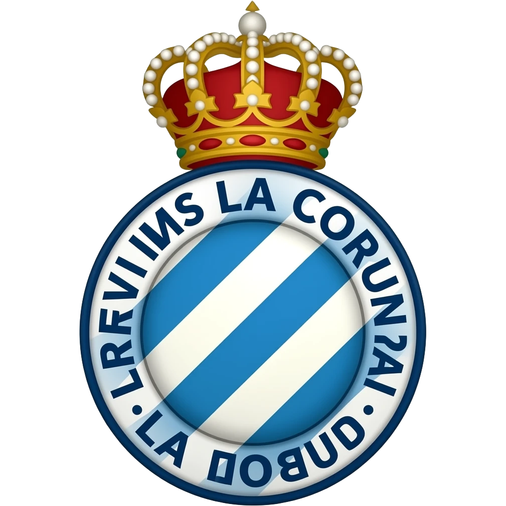 el escudo del deportiuvo de la coruña emoji