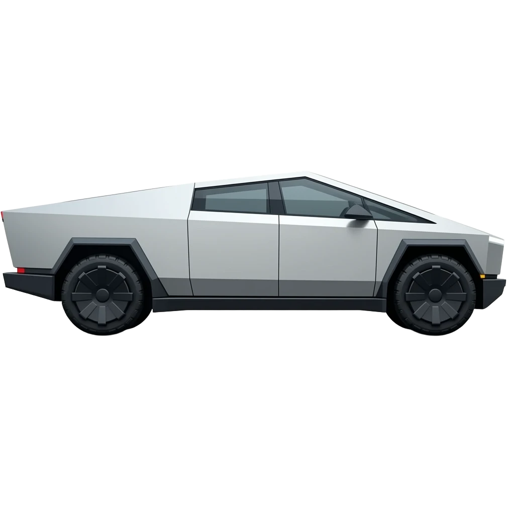 tesla cyber truck side profile emoji