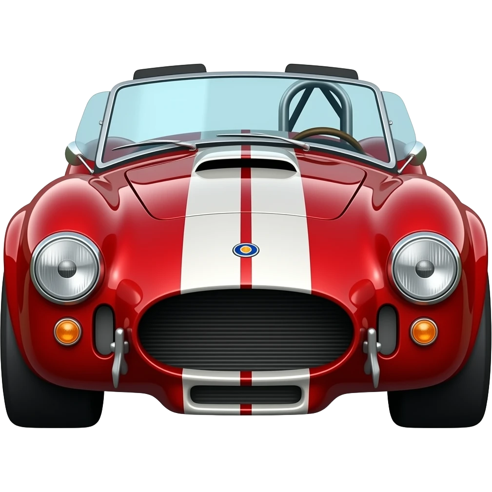 AC COBRA highly detailed hyper realistic emoji