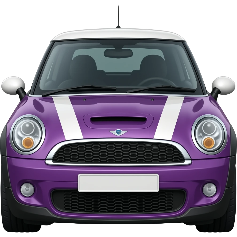 Purple MINI Cooper emoji