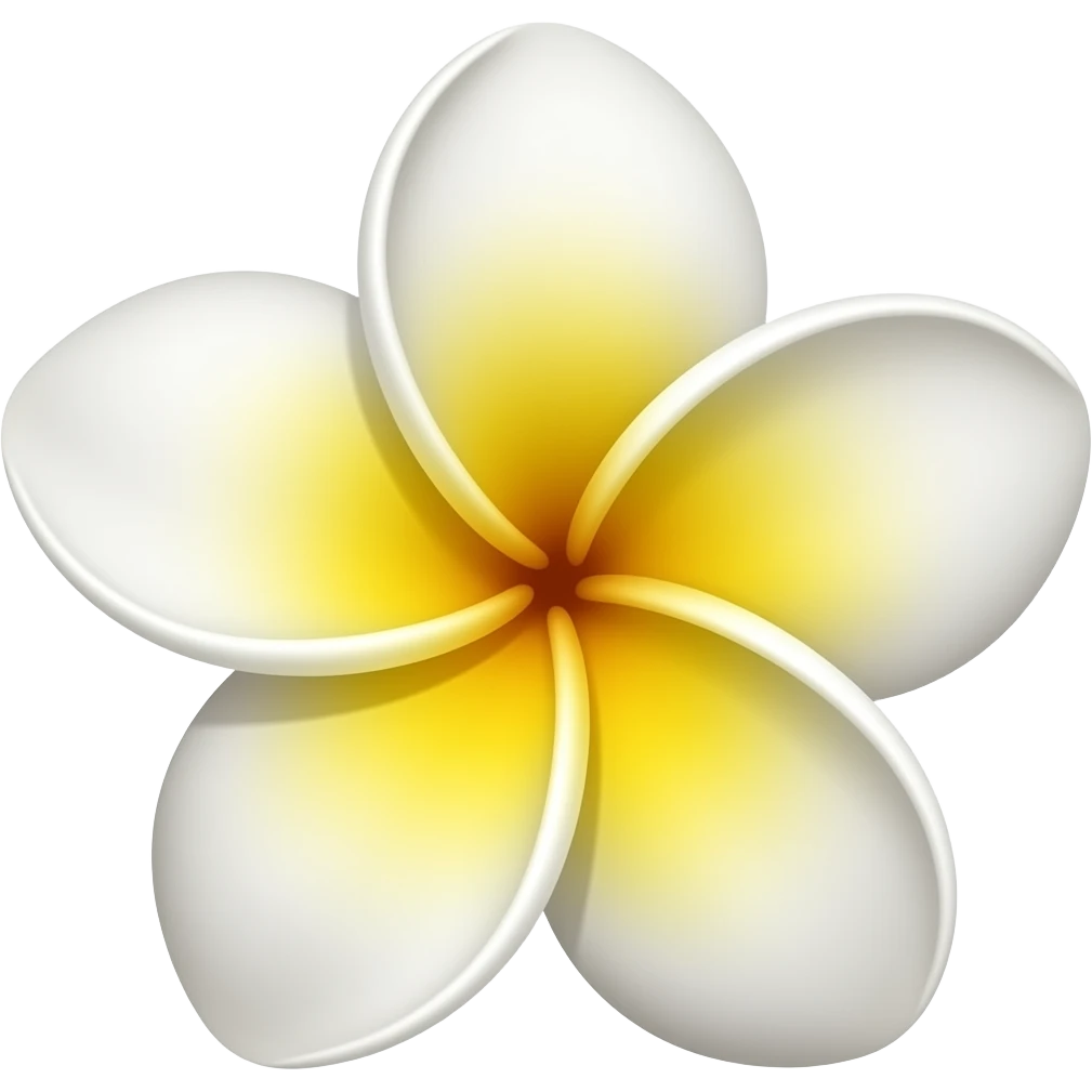 plumeria flower emoji