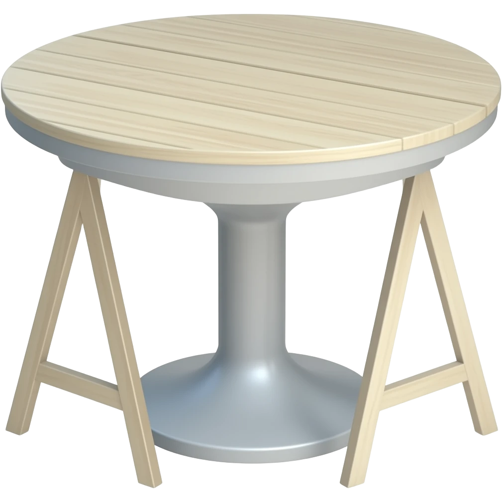 A modern table emoji