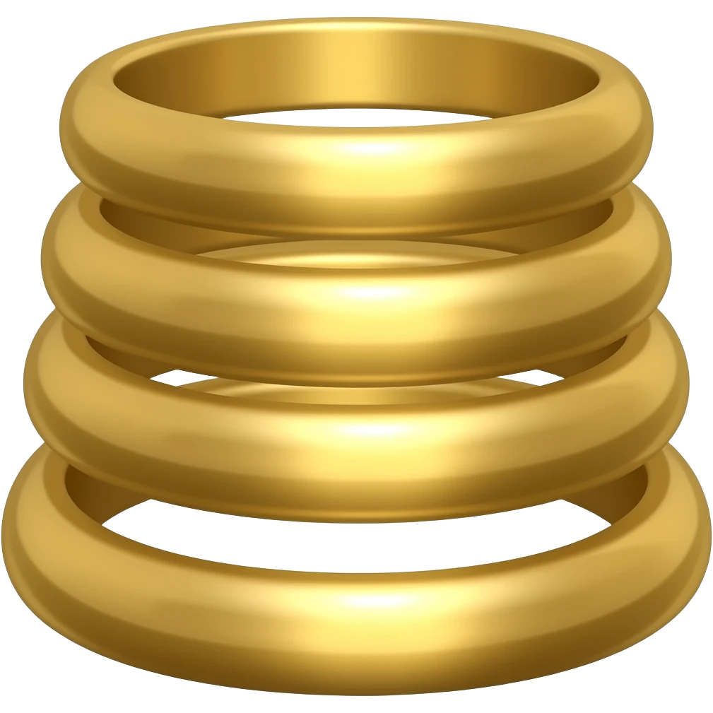 stacking ring tower emoji