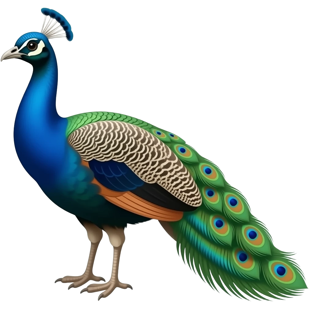Peafowl emoji