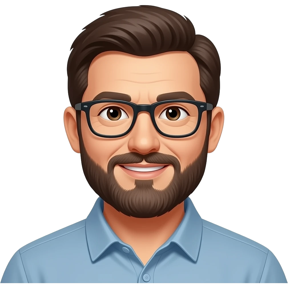 family dad with beard emoji