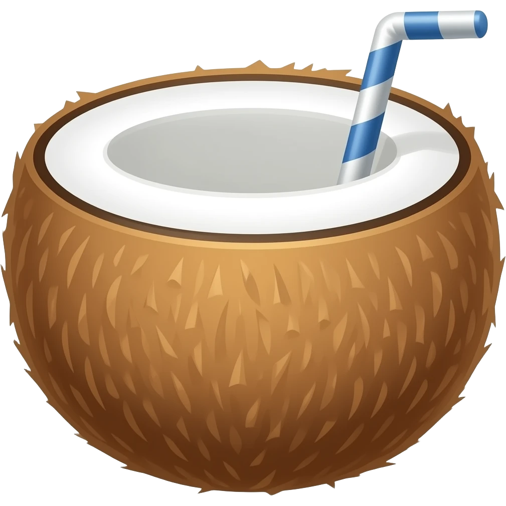 coconut water emoji