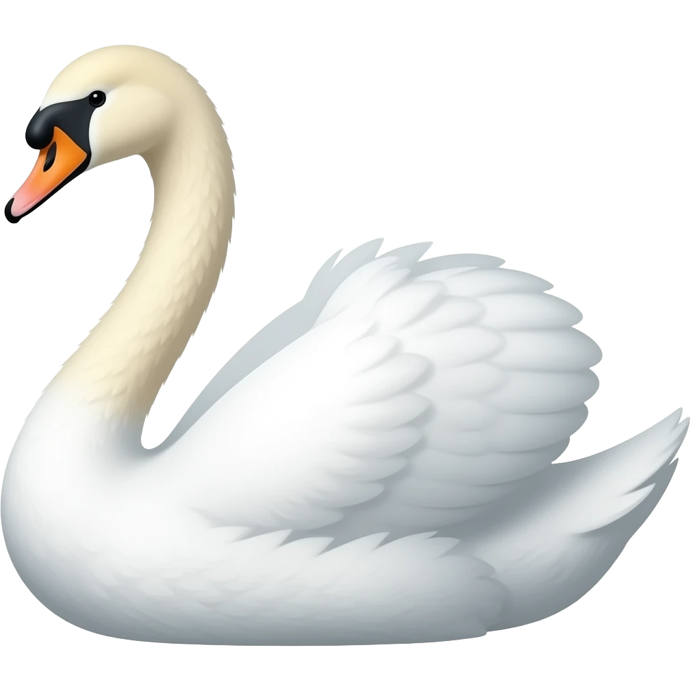 left side swan emoji