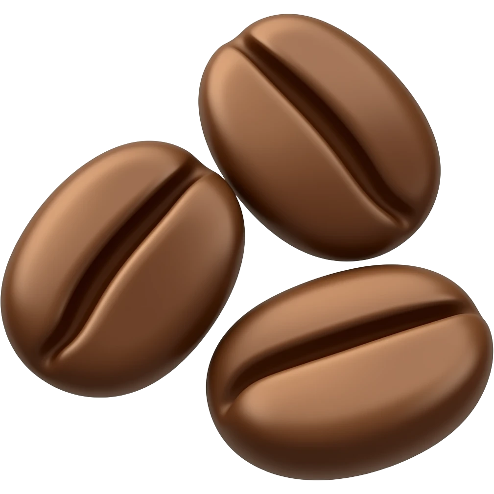 3 coffee beans emoji