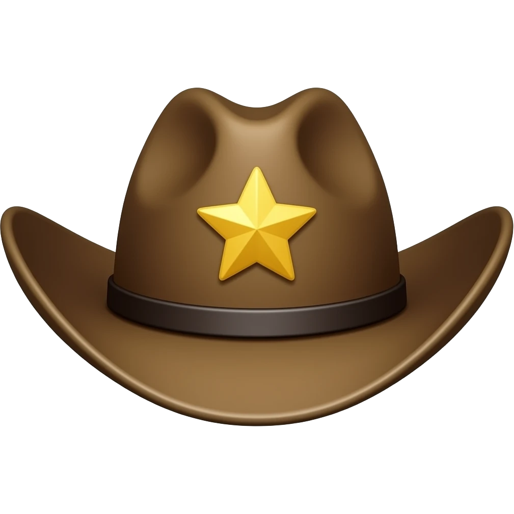 scheriff hat emoji