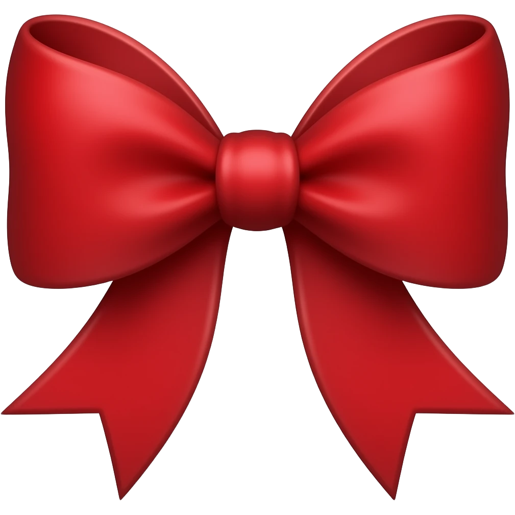 Bow red emoji