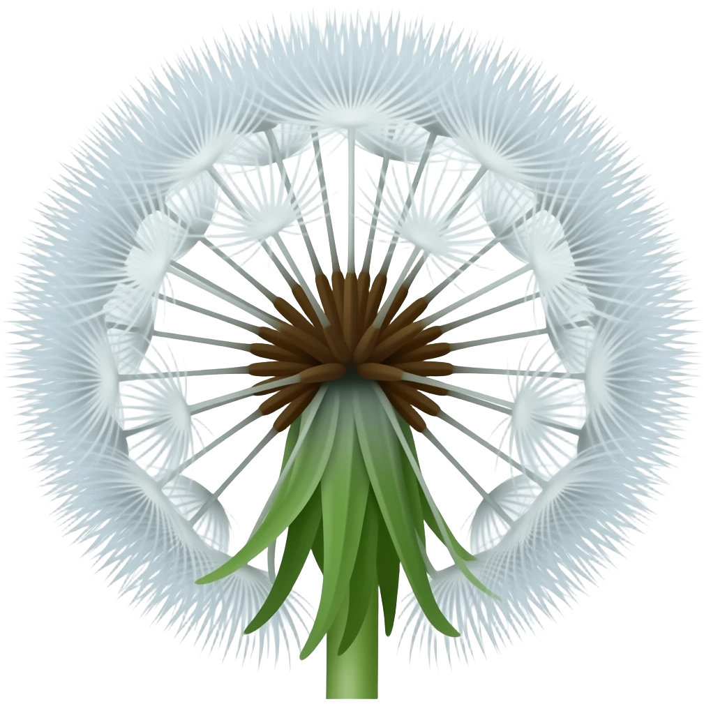 draw a dandelion emoji