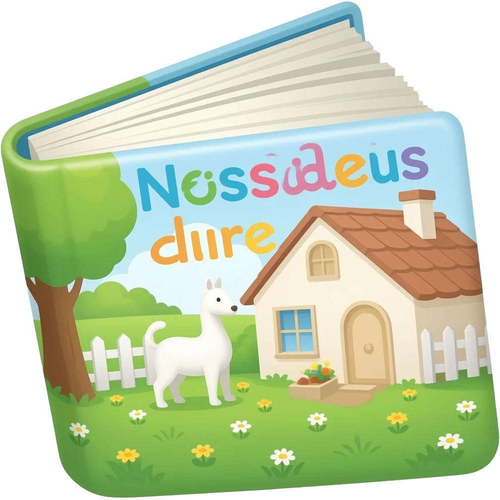 Book of nursery rhymes emoji | AI Emoji Generator