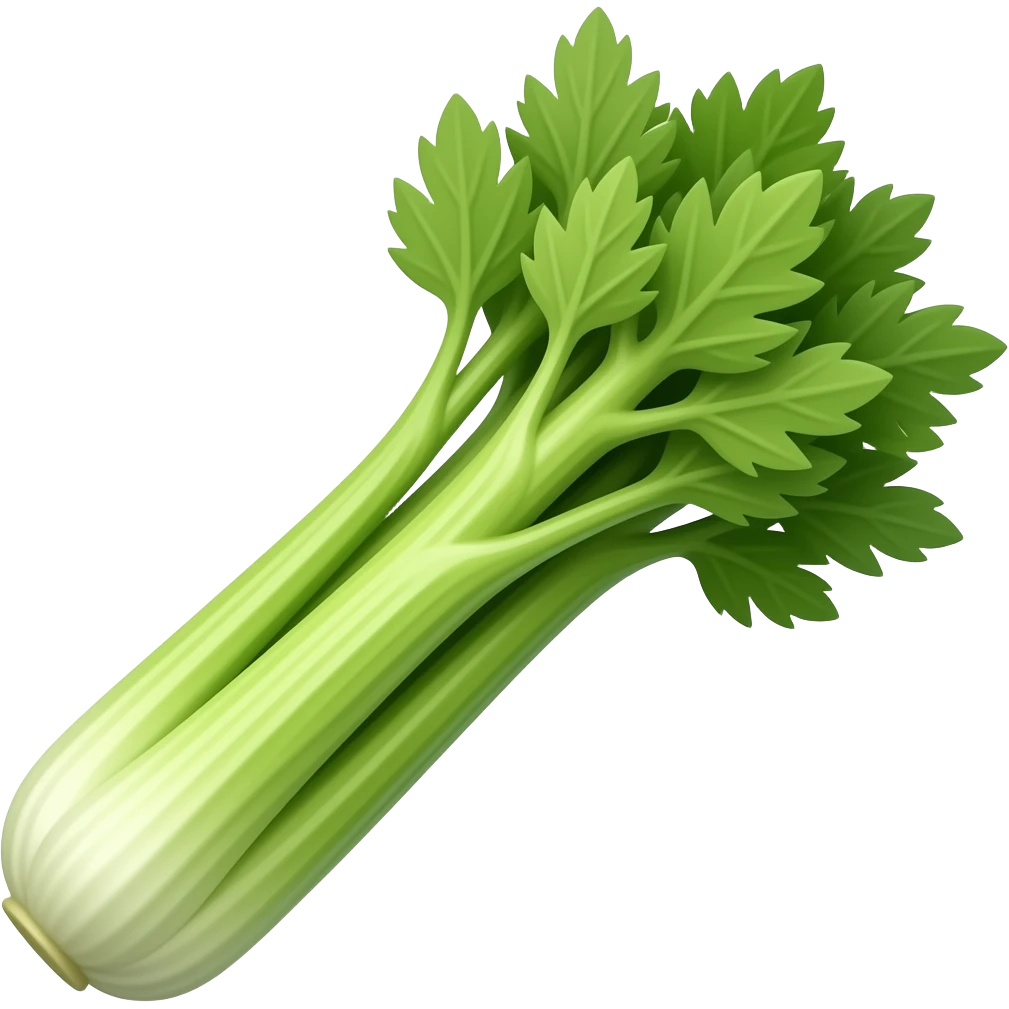 realistic celery emoji