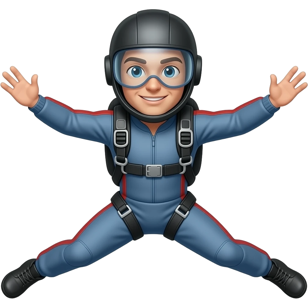 skydiving emoji