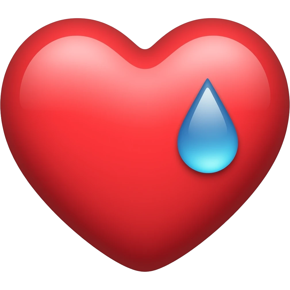 corazón lagrima emoji