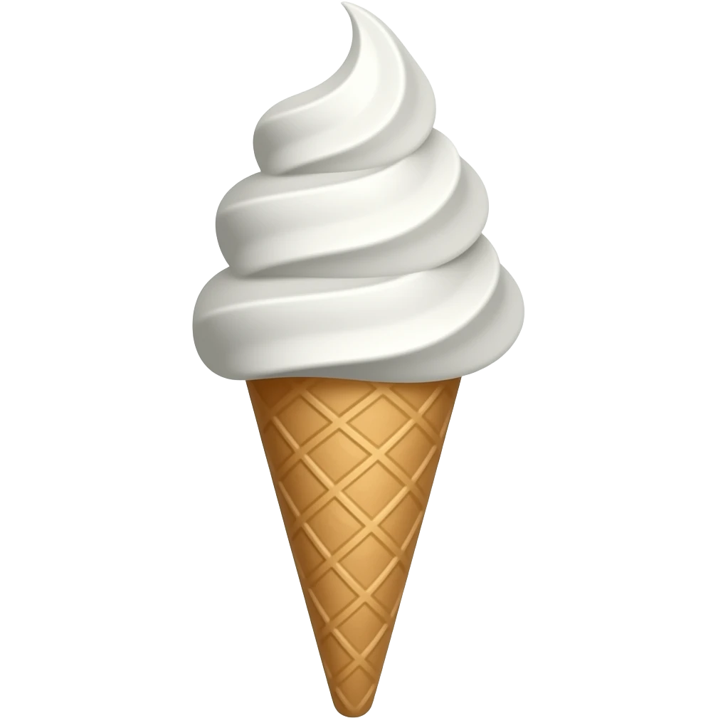Ice cream emoji
