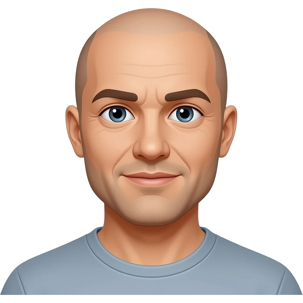 Make him bald emoji