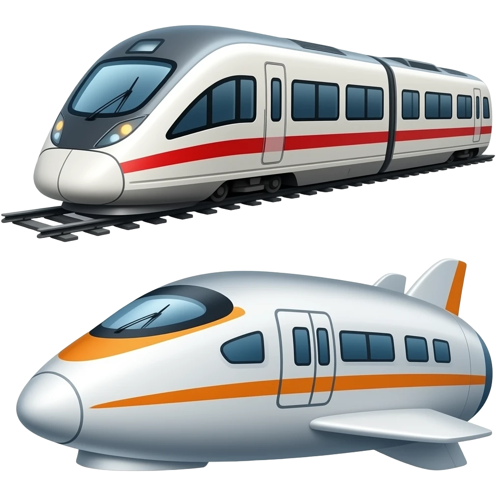 🚄🚅 emoji