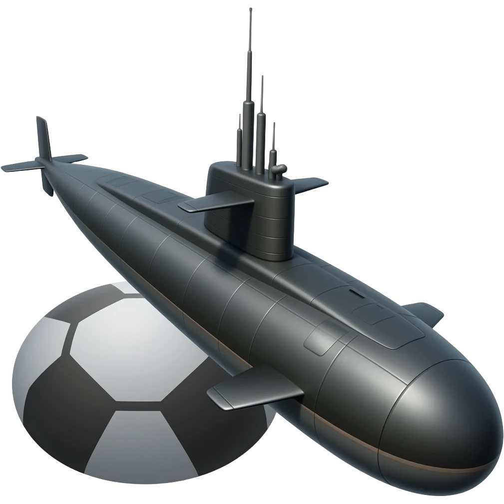 nuclear submarine warship emoji