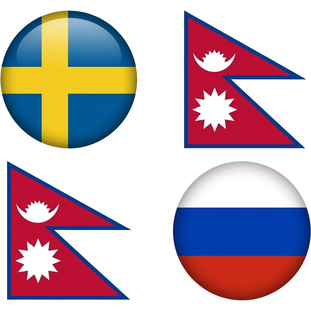🇸🇪🇳🇵🇷🇼 emoji
