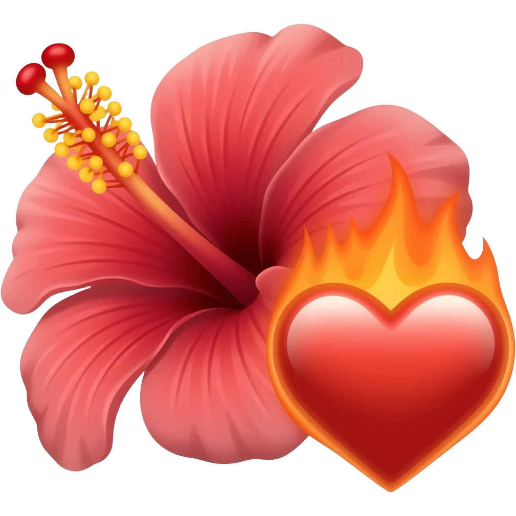 🌺❤️‍🔥 emoji
