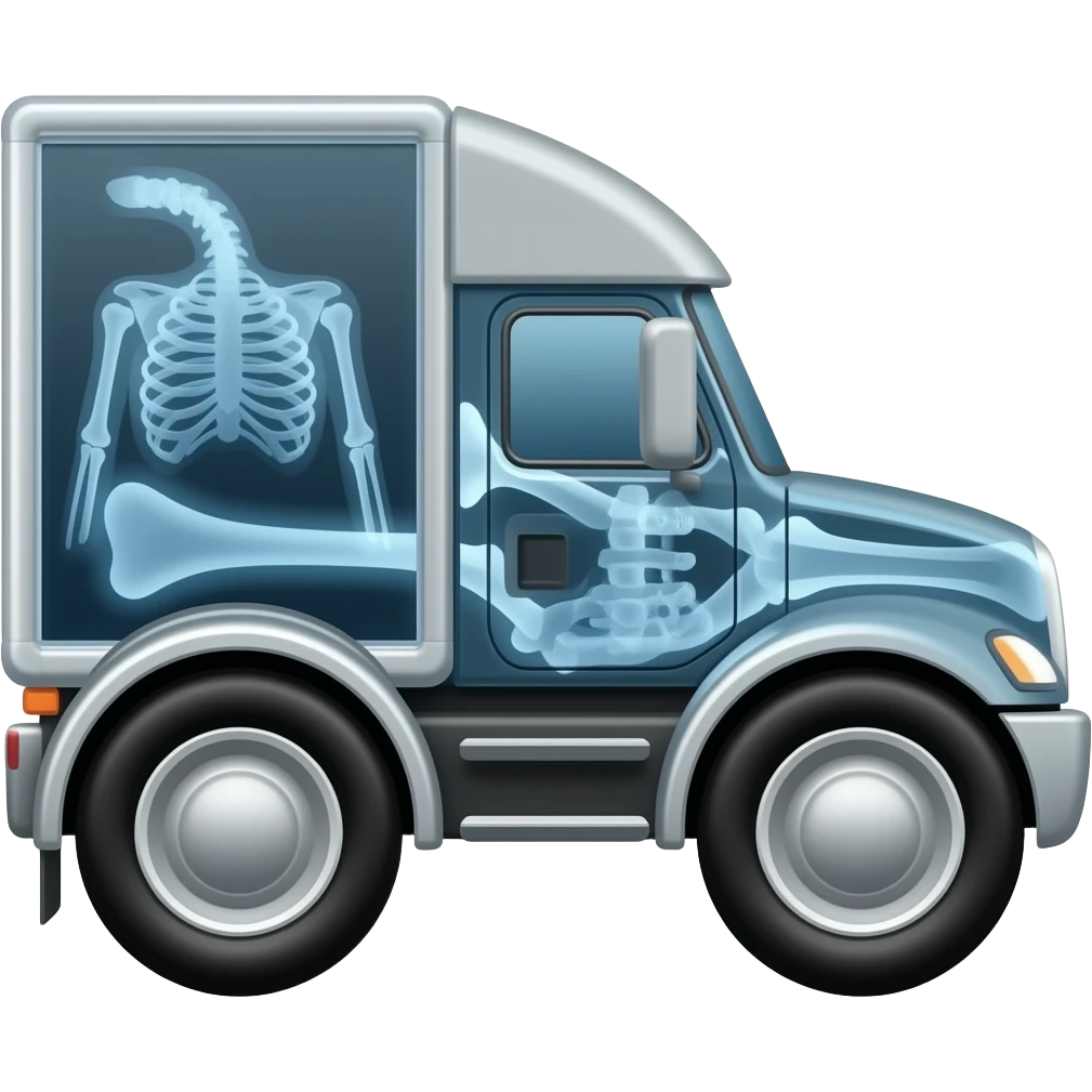 X-ray truck emoji | AI Emoji Generator