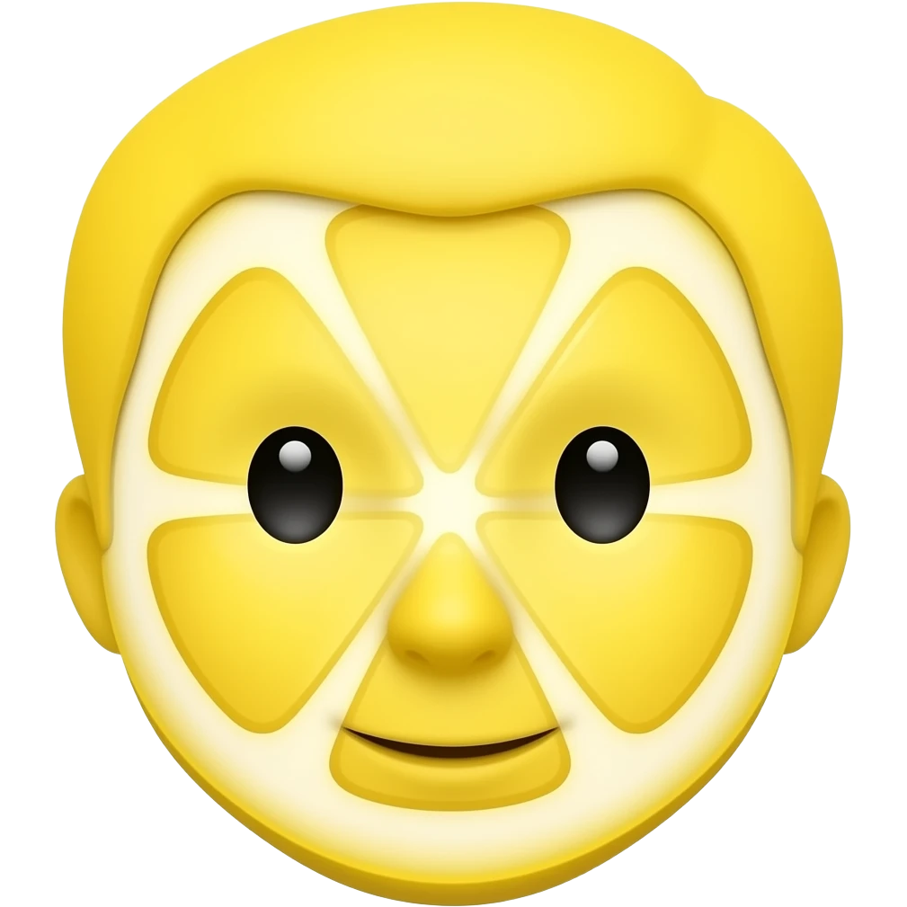 Lemon face emoji