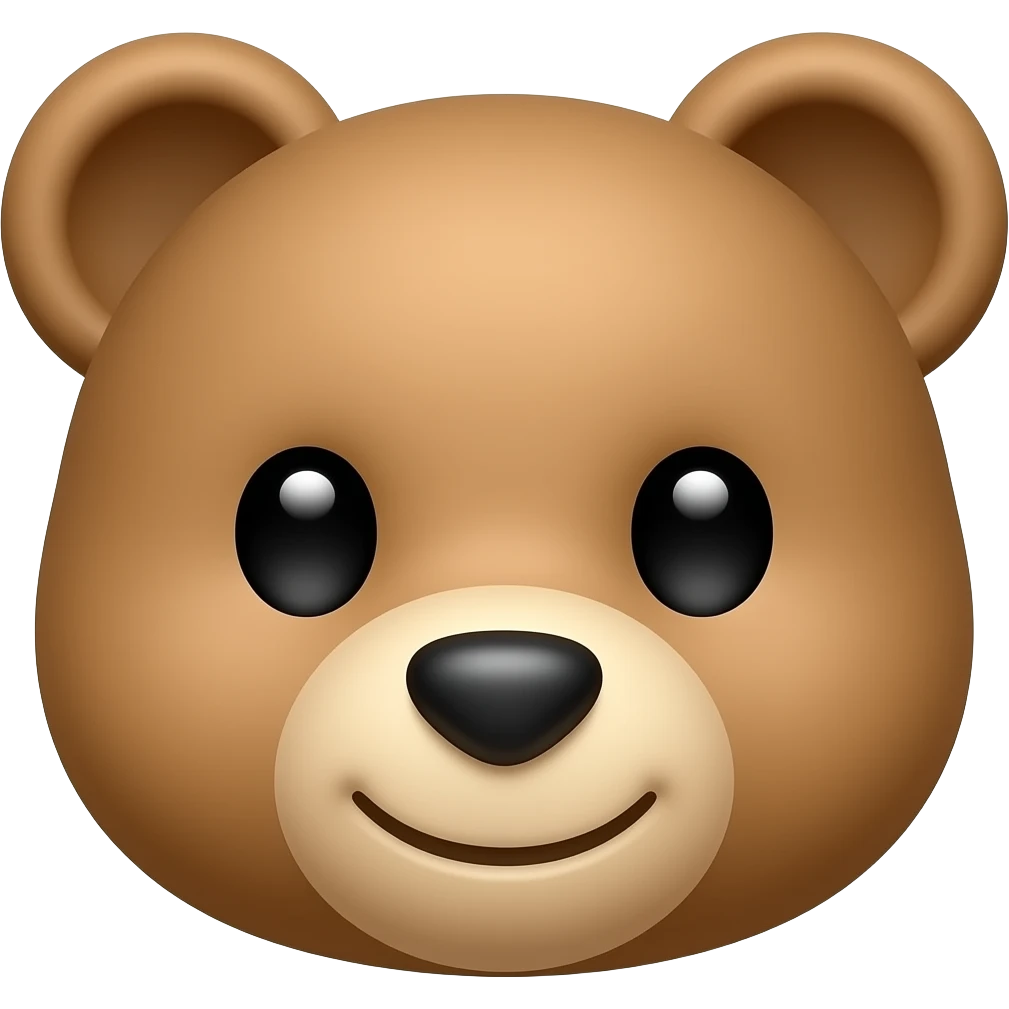 Teddy Bear Face emoji