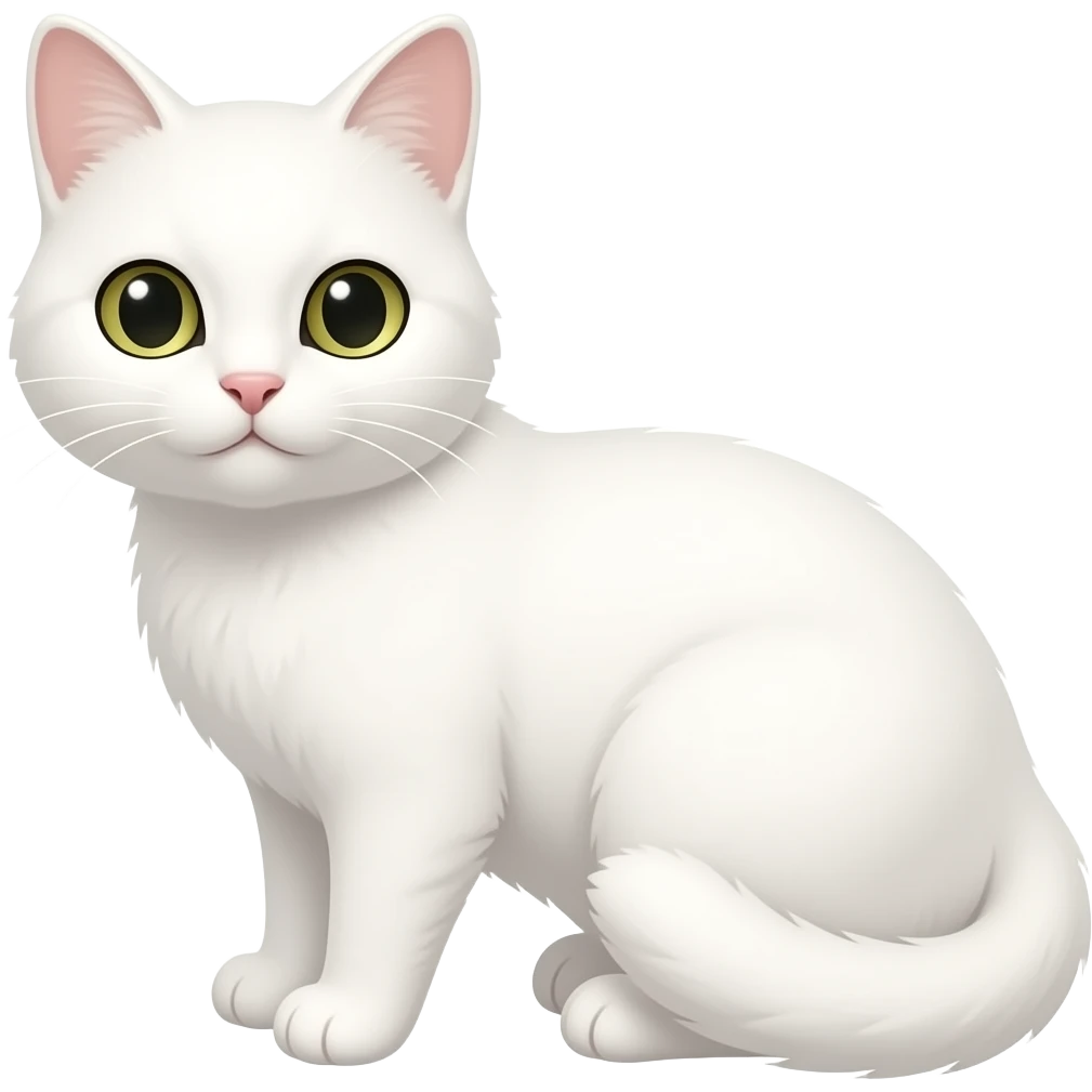 white cat emoji