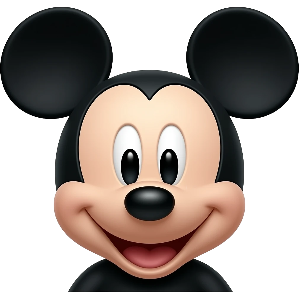 Mickey mouse emoji