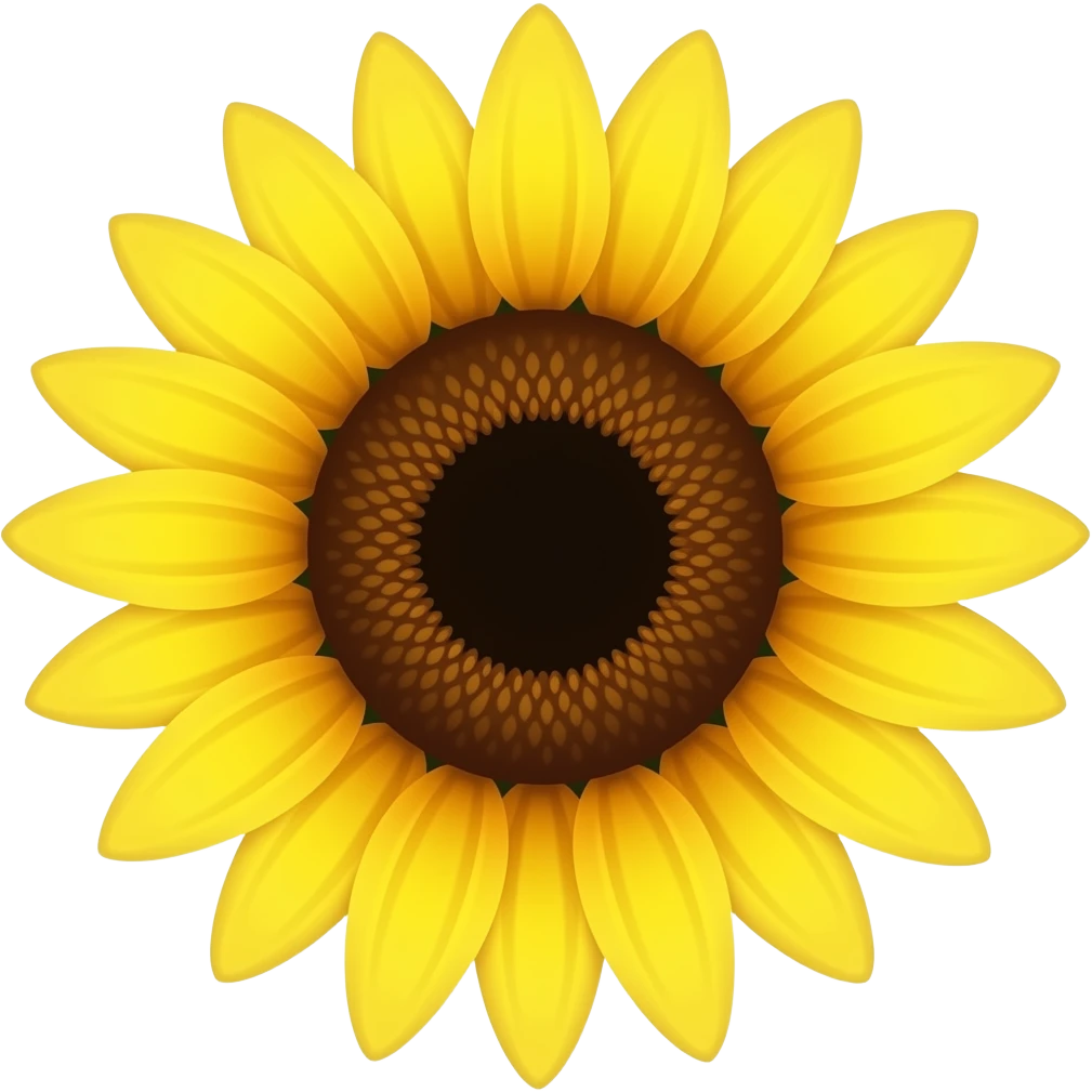 Zonnebloemen emoji