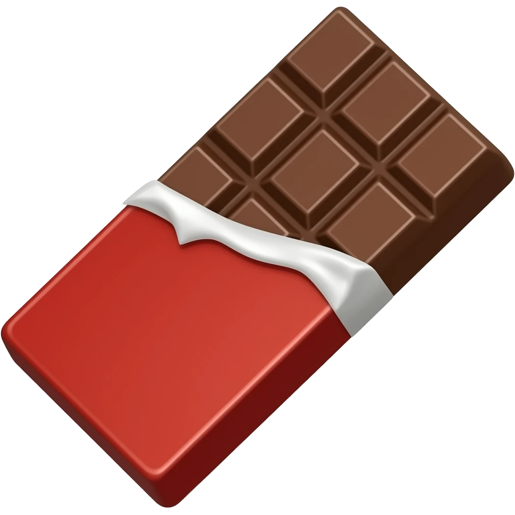 chocolate bar emoji