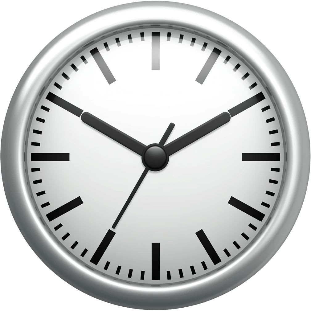 Clock it emoji