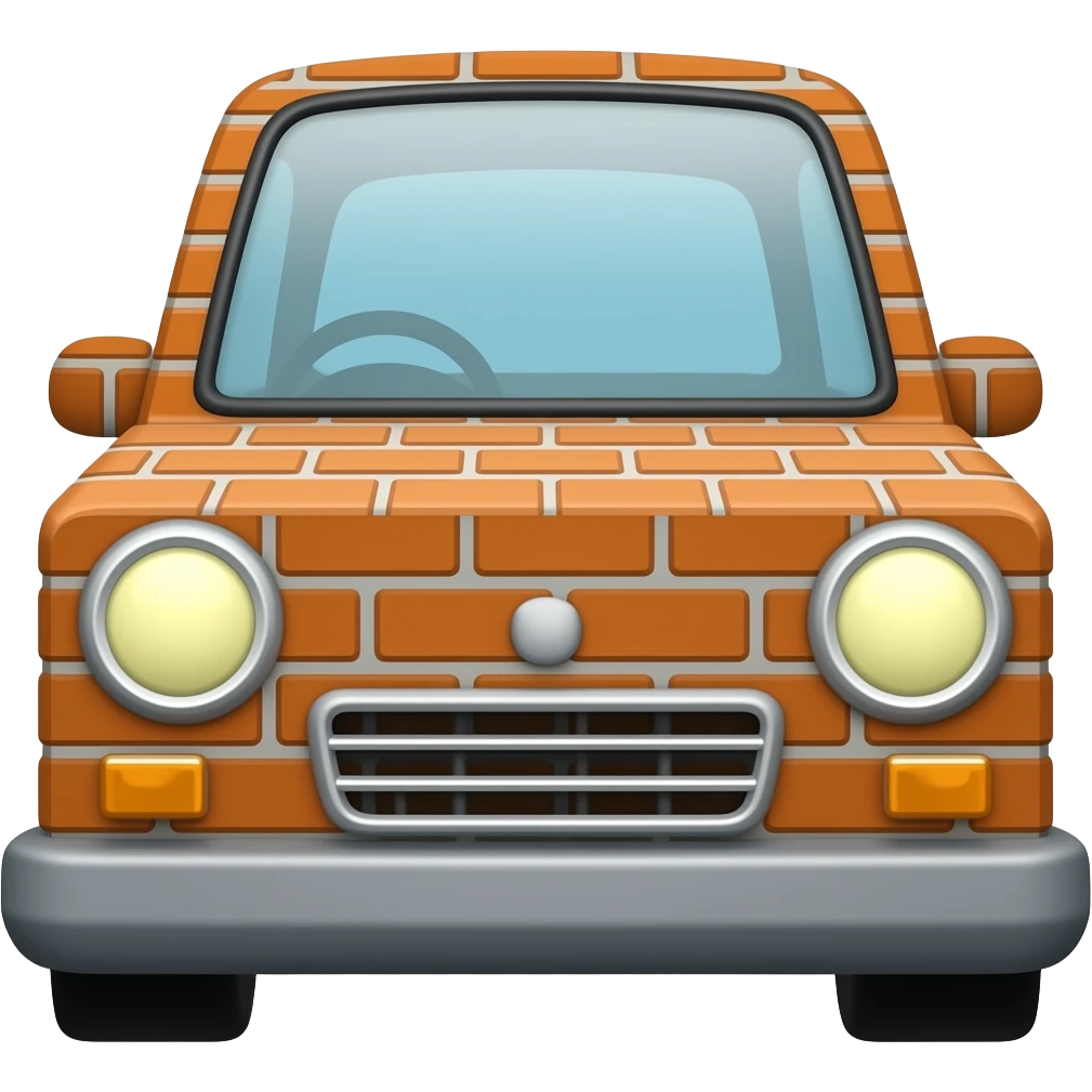 brick car emoji