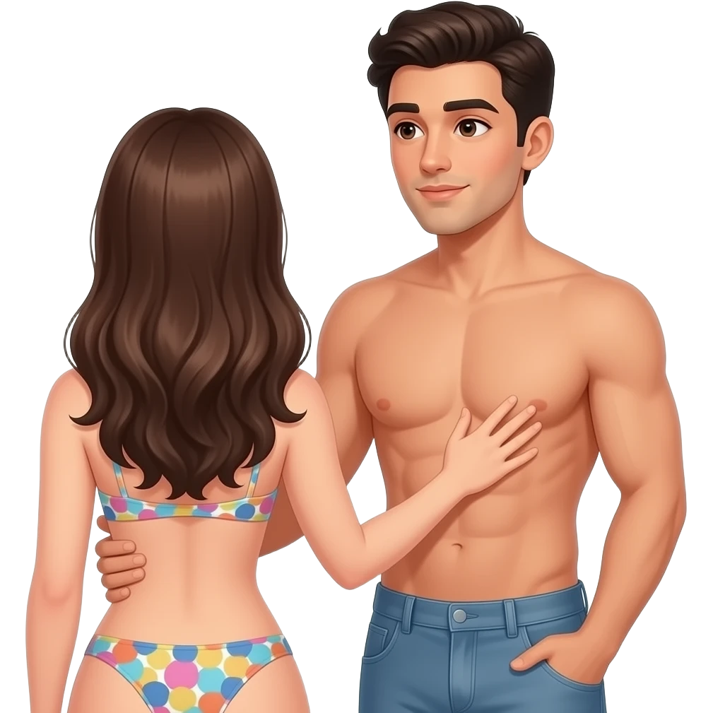 یه دختری که داره سکس  میکنه از عقب  با یه  مرد جوان لخت باشن emoji