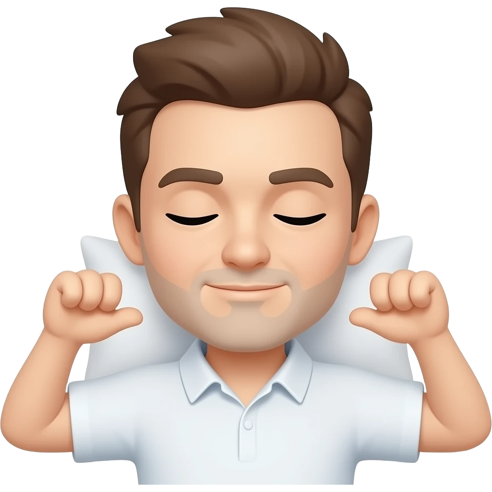 A LAZY PERSON emoji