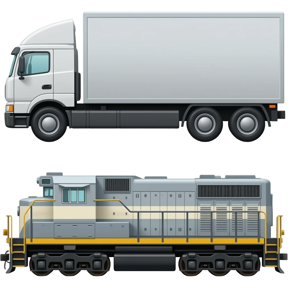 🚛🚈🚃 emoji