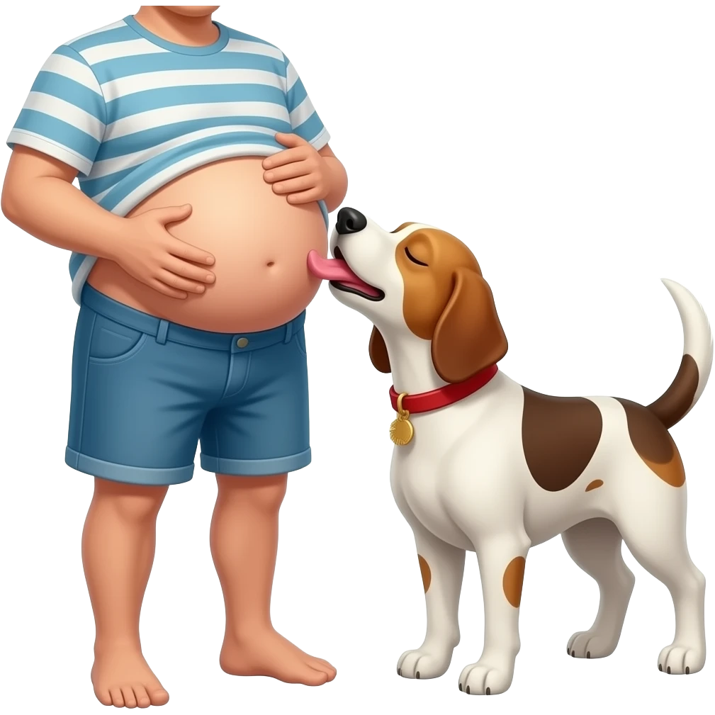 Lick belly emoji