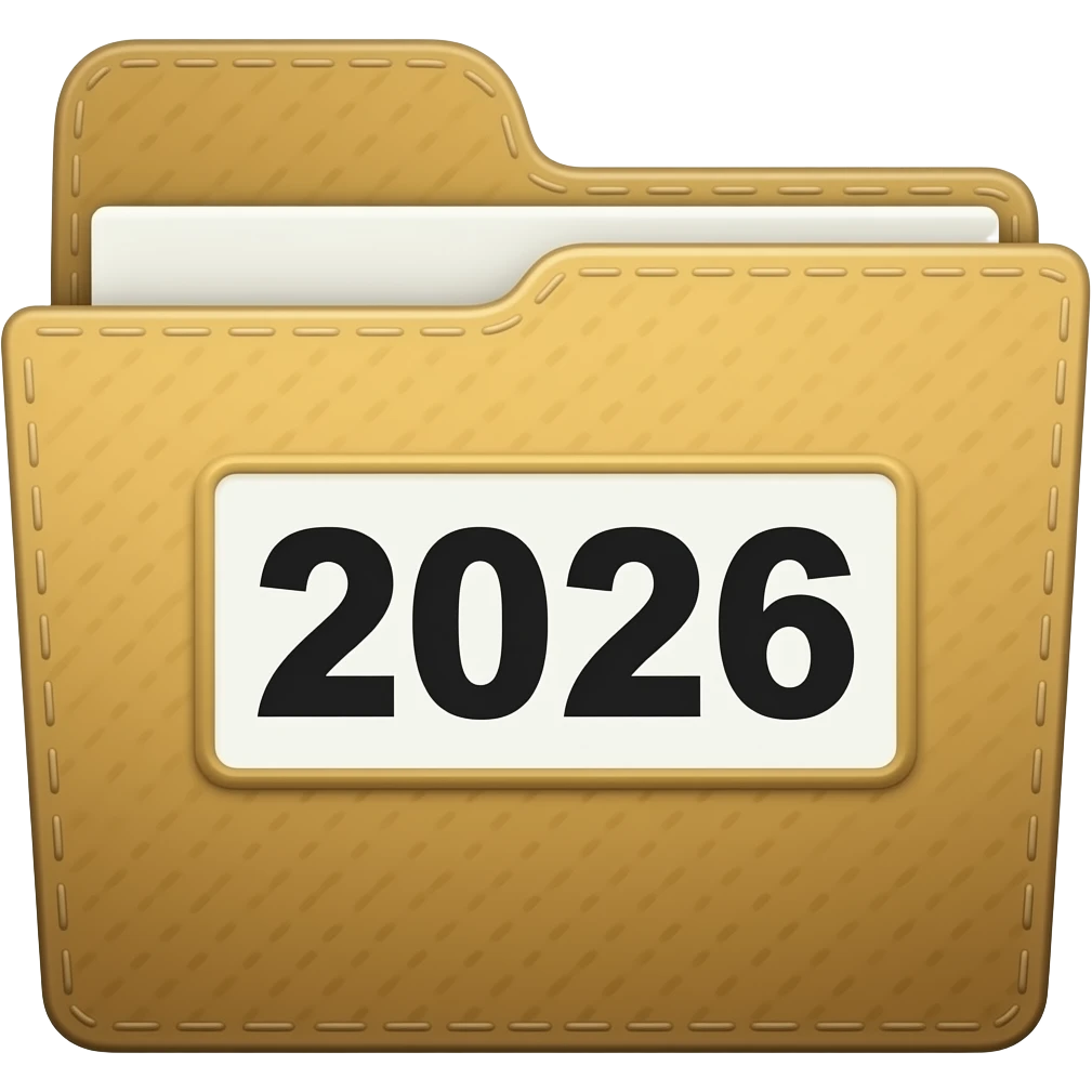 2026 number multipocket folder emoji