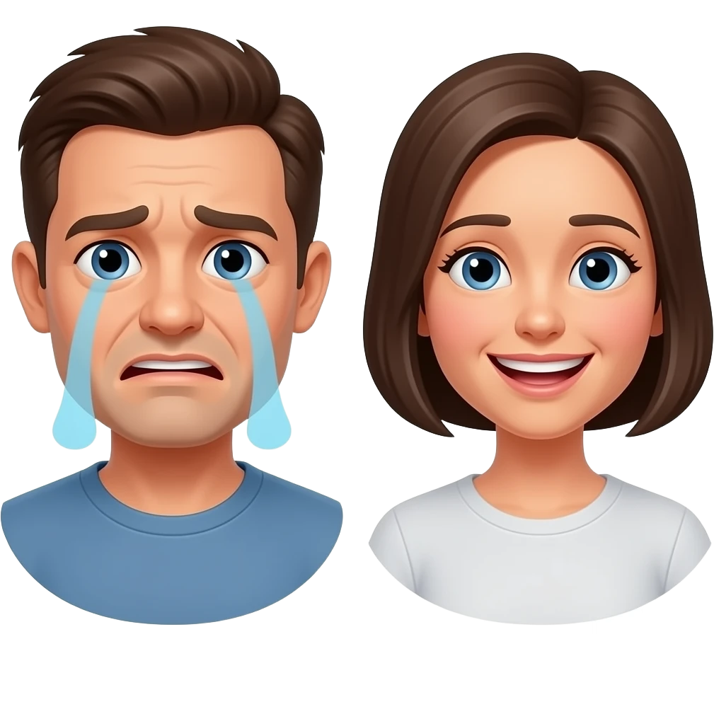 🤢😁 emoji