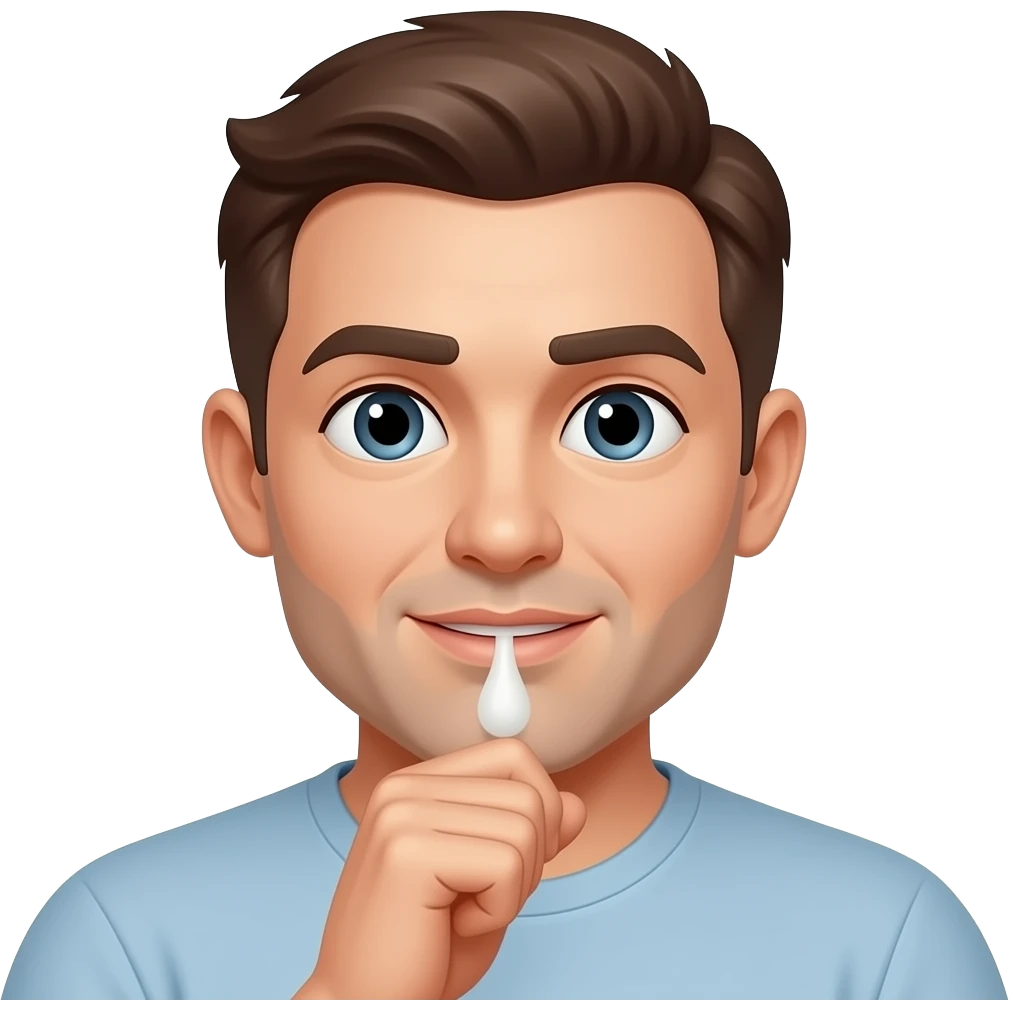 a man peeing emoji