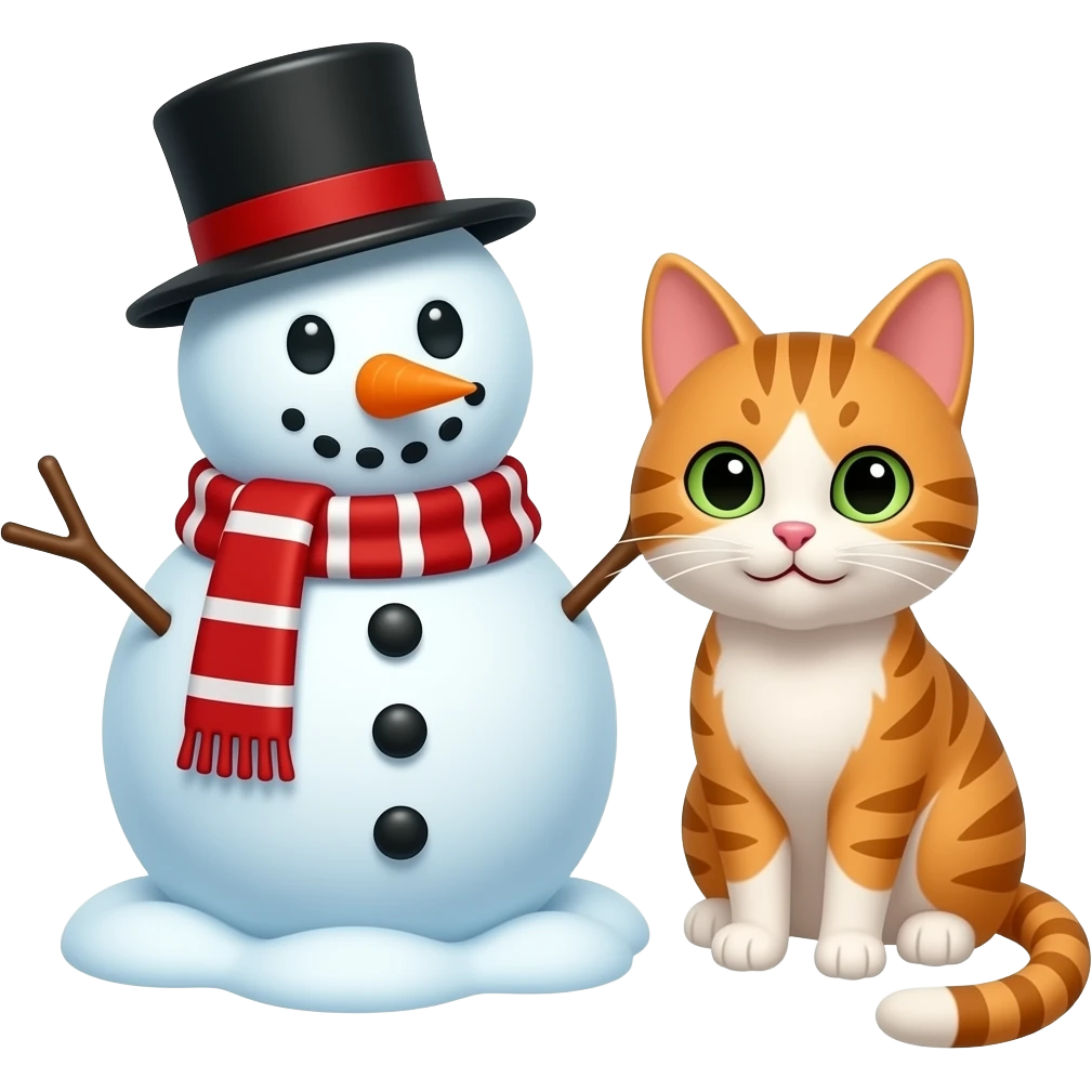 ⛄😺 emoji
