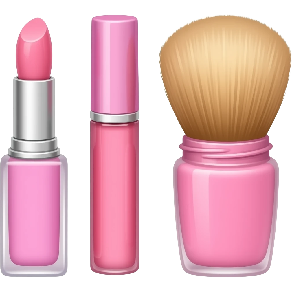 Pink Makeup Items emoji