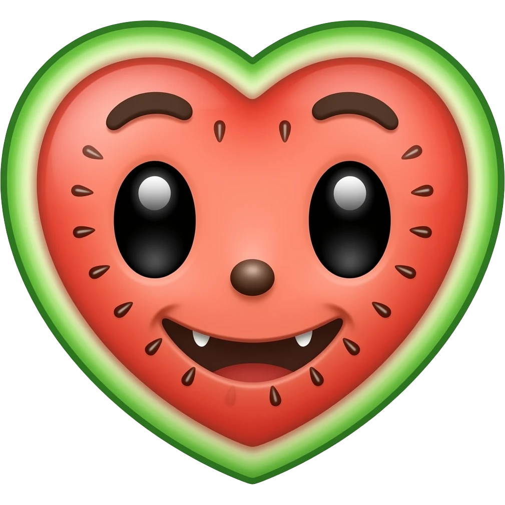 corazon de melon emoji