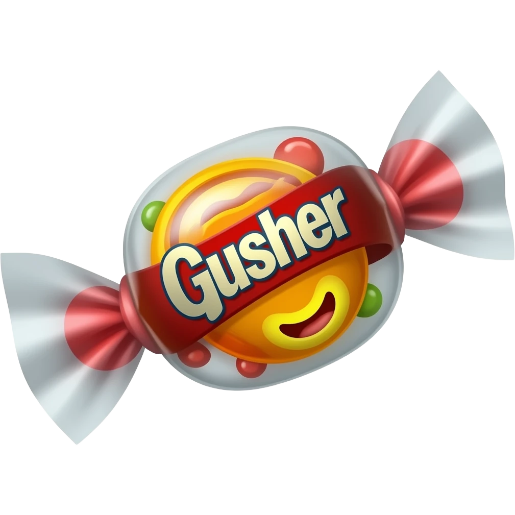 Gusher candy emoji