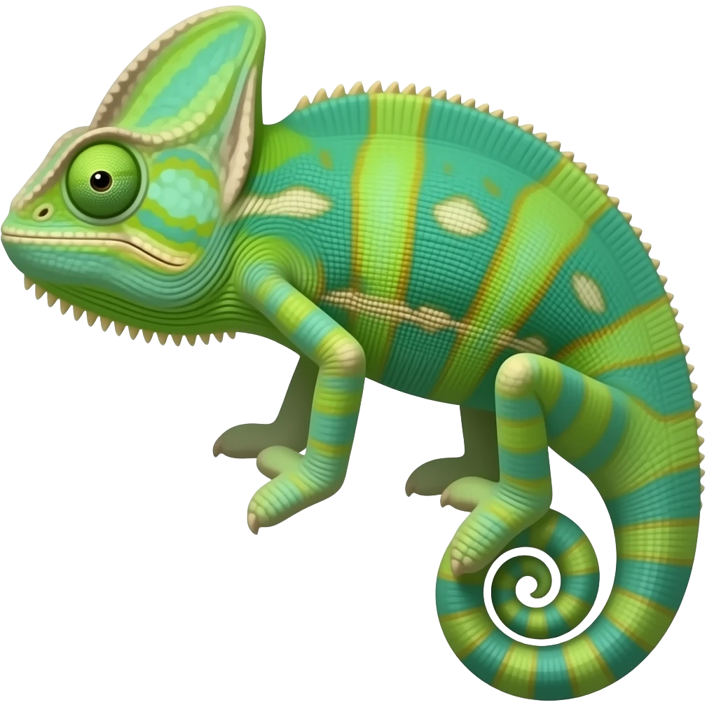 Caméléon emoji