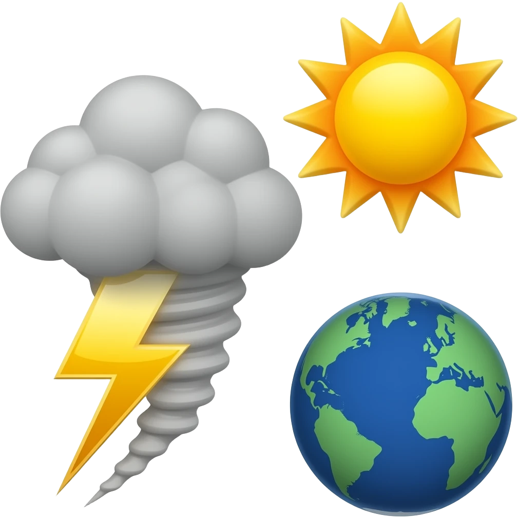 🌪️⚡☀️🌜 emoji