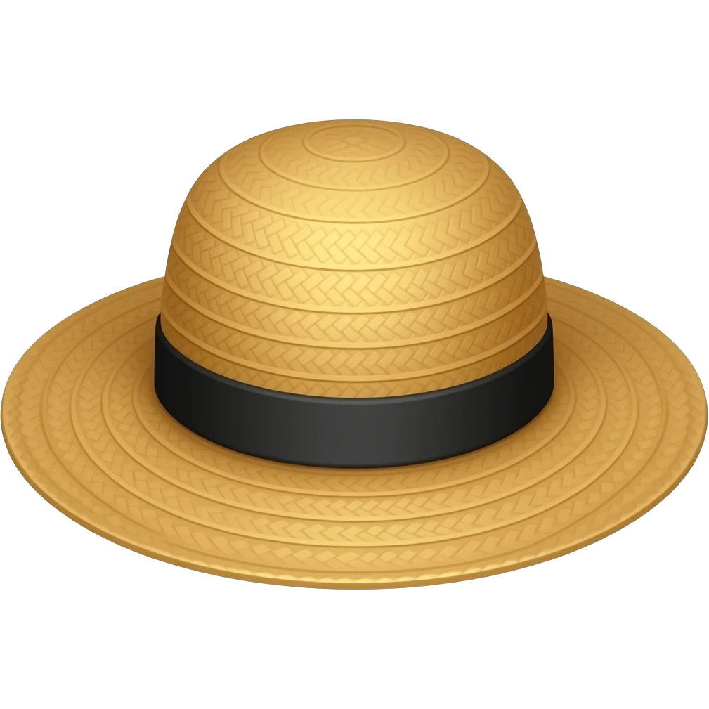 straw hat emoji